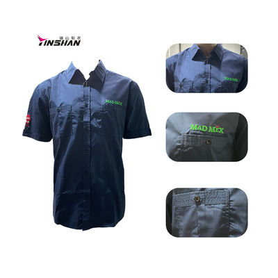 Customized Logo Support Uniform Set For Workmen Work Uniform Car Workshop Labor Suit