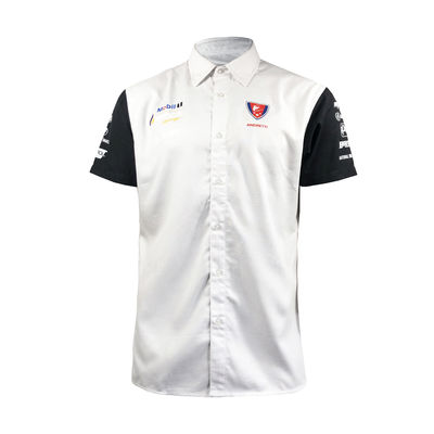 Racing Team 3D Printed Plus Size Sportswear Polo for Men OEM Custom Logos Printing