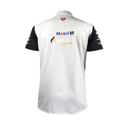 Racing Team 3D Printed Plus Size Sportswear Polo for Men OEM Custom Logos Printing