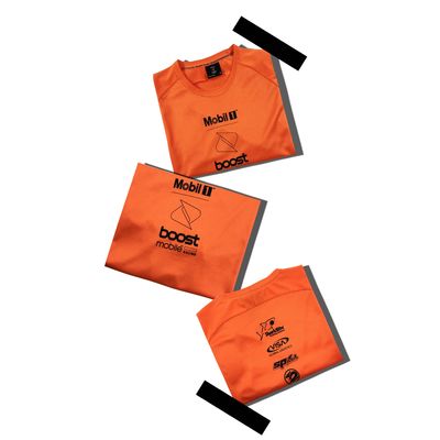 Sublimation Printing Orange T-Shirt for Men S/M/L/XL Custom Logo Craft Printing Promotion