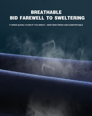 Windproof Custom Logo Printed Polyester Cotton T-shirt Plain Men's Shirt