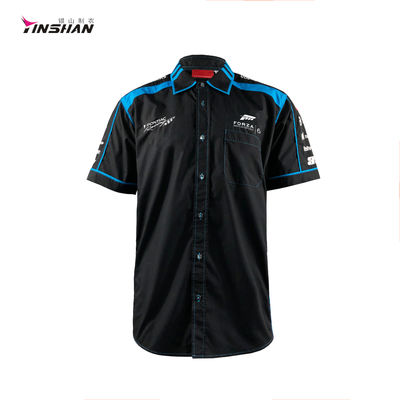 Gender-Inclusive Sportswear Custom Embroidery Logo Wicking Golf Plain Sports Shirts