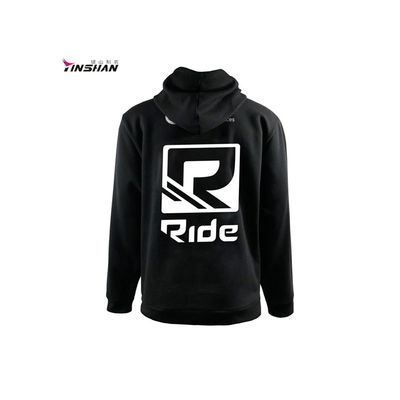 Support 7 Days Sample Order Lead Time Black Custom Racing Hoodie Jacket with Leather