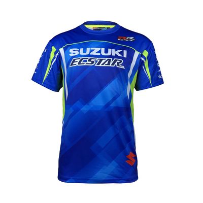 Needle Detection Sublimation Racing T-Shirt for Custom Logo Motorcycle Auto Racing Wear