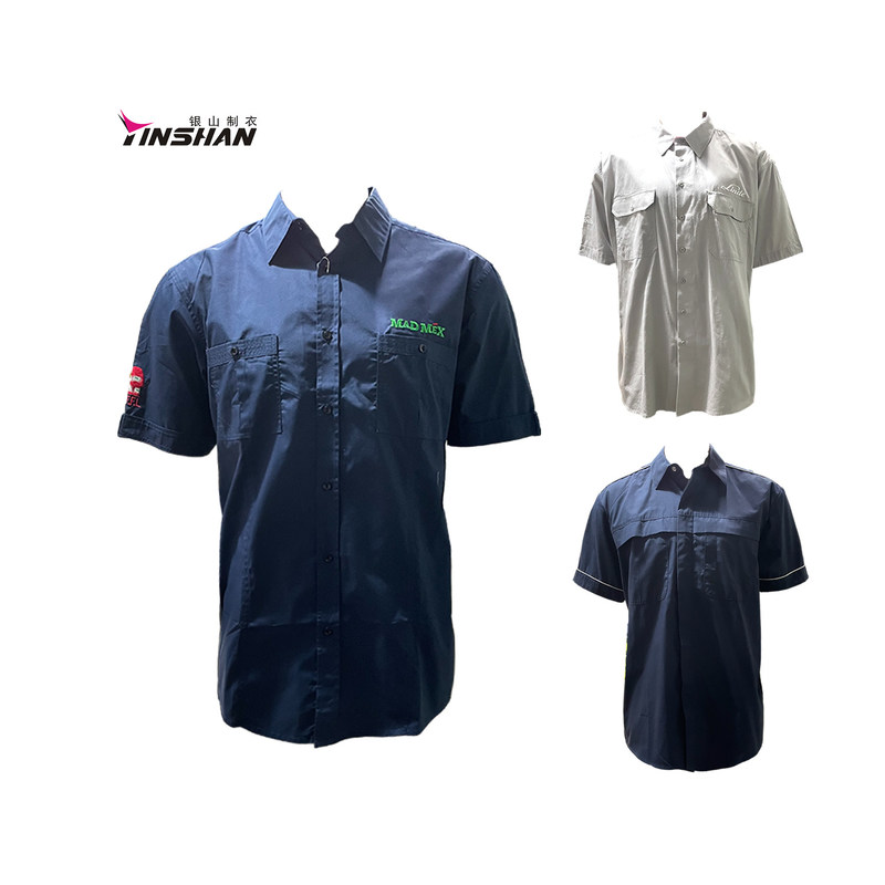 Customized Logo Support Uniform Set For Workmen Work Uniform Car Workshop Labor Suit